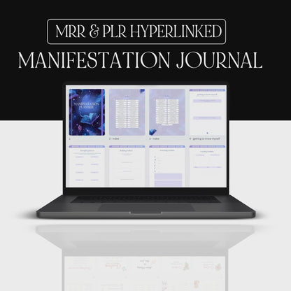 Manifestation Planner | Canva Editable Template with PLR & MRR