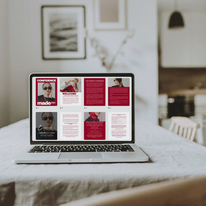 Confidence Made Easy | Canva Editable Self-Help Guide with MRR & PLR Rights for Coaches and Entrepreneurs | Instant Download