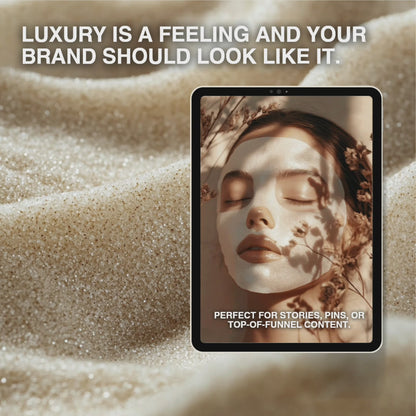 Skincare Mask & Scrub AI Stock Image Bundle with MRR and PLR Resell Rights