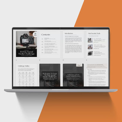 30-Day Social Media Challenge Guide | MRR & PLR Digital Product