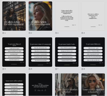 30 Days of Digital Marketing Canva Carousels — Editable Templates with PLR + MRR