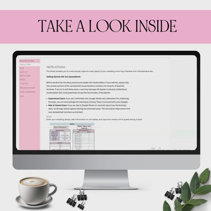 Wedding Planner Spreadsheet with PLR & MRR Licensing - Perfect for Digital Sellers