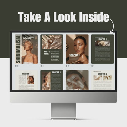 Skinimalism Guide – Canva Editable eBook with PLR & MRR Resell Rights