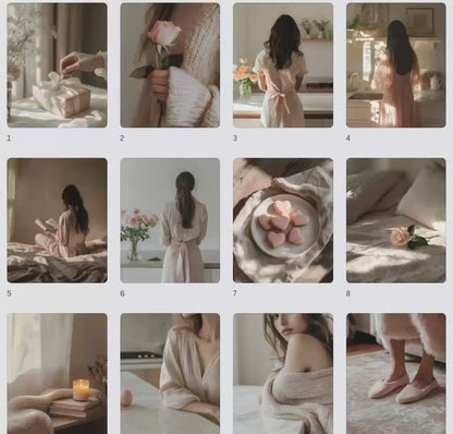 Soft Rose & Cashmere Aesthetic Stock Photos | MRR + PLR Digital Assets