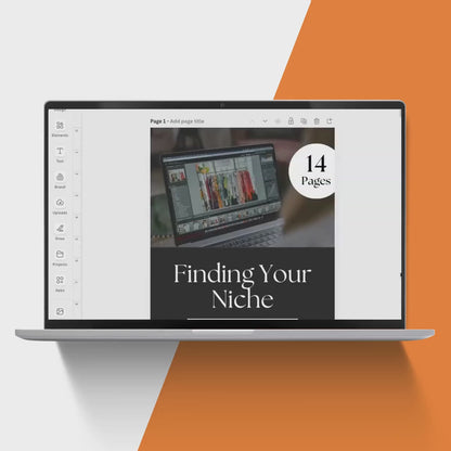 Finding Your Niche Workbook | Editable Guide with MRR & PLR