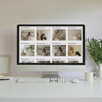 Cozy Plus Size | 50 Body-Positive AI Stock Images for Empowered Brands & Content Creators (MRR & PLR Included)