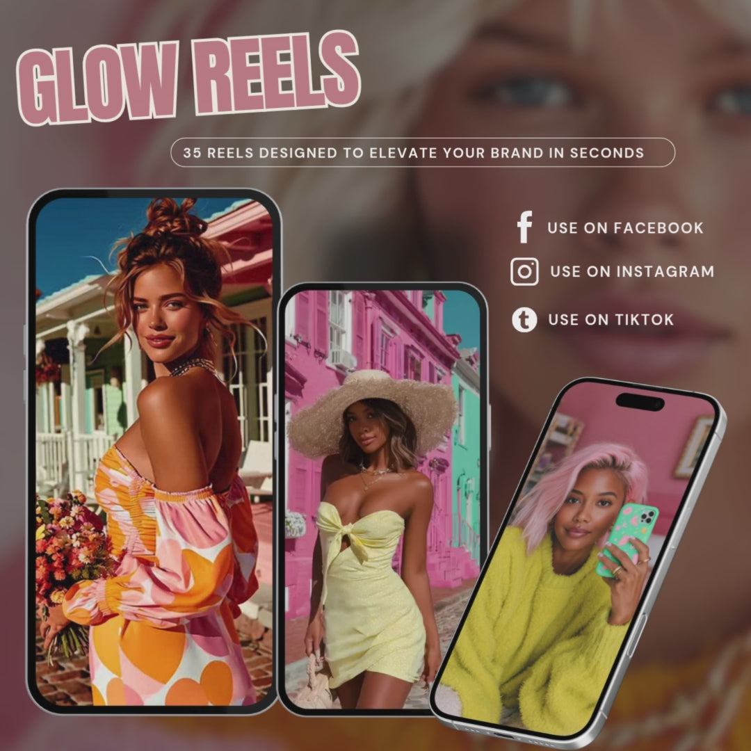 Social media AI reel templates you can customize with your own voice, text, or music—delivered with PLR and MRR licensing