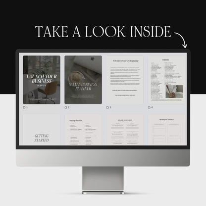 Launch Your Business Planner – Canva Editable (MRR & PLR Rights Included)