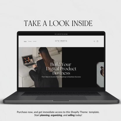 Premium Shopify Digital Product Theme with Bonuses – MRR & PLR Resell Rights