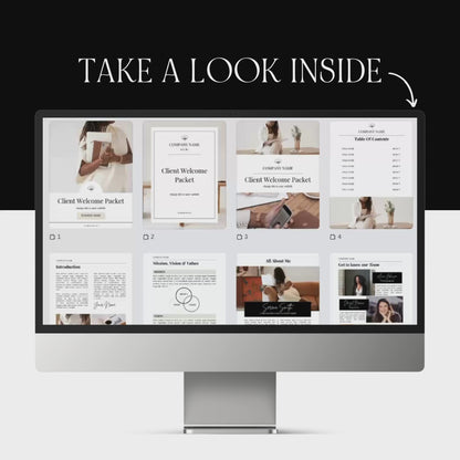 Client Welcome Guide – Canva Template with PLR & MRR Rights