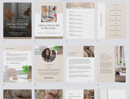 Editable Canva  Ebook Template | Ebook & Journal Template | PLR & MRR Digital Download