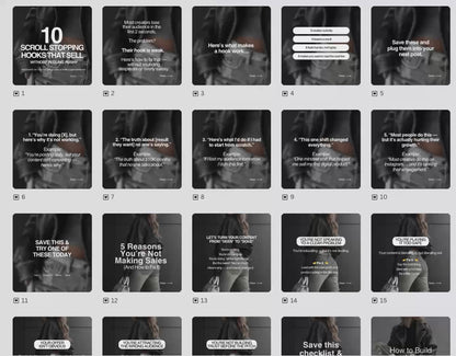Conversion Queen Carousel Pack – 94 Editable Canva Instagram Templates with PLR & MRR Resell Rights